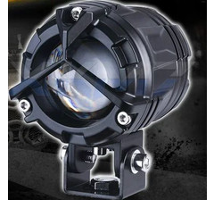 Светодиодная фара круглая, 2 цвета (желтый, белый), 50W