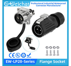 Силовой разъем E-WeiChat, 2 контакта, 50А, IP68