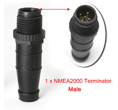 Терминатор (5 pin) для NMEA2000, MALE (папа), концевой резистор