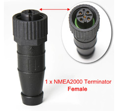 Терминатор (5 pin) для NMEA2000, FEMALE (мама), концевой резистор