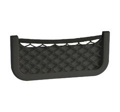 Накладной карман с сеткой 250x115x30 мм, черный