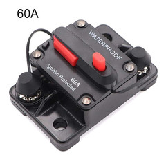 Автоматический предохранитель 60А, 12-48V, водонепроницаемый IP67