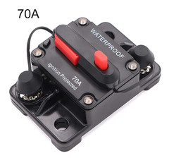 Автоматический предохранитель 70А, 12-48V, водонепроницаемый IP67