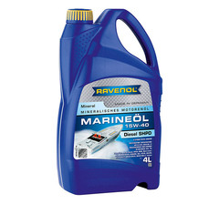 Моторное масло RAVENOL Marineoil Diesel SHPD 15W-40 (4л)
