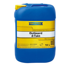Моторное масло RAVENOL Outboardoel 2T Teilsynth. (10л)